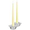 Hyoola 12" Ivory Dripless European Made Taper Candles, Unscented Paraffin Wax with Cotton Wicks, 12-Pack