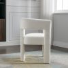 Contemporary Designed Fabric Upholstered Accent Chair Dining Chair for Living Room, Bedroom, Dining Room, Beige